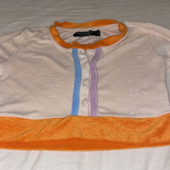 free people // pastiche jules towel crop top nwot - Picture 5 of 10